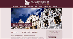 Desktop Screenshot of frankuv-dvur.cz