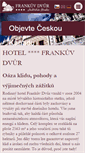 Mobile Screenshot of frankuv-dvur.cz
